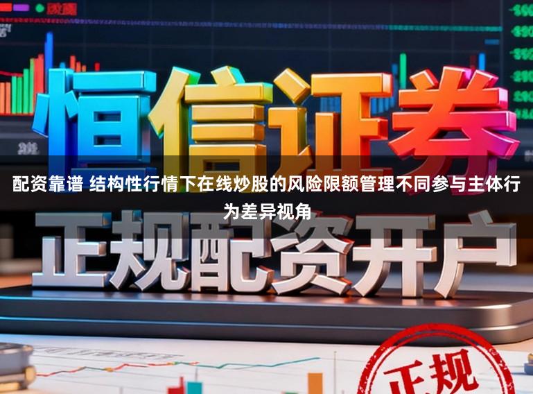 配资靠谱 结构性行情下在线炒股的风险限额管理不同参与主体行为差异视角