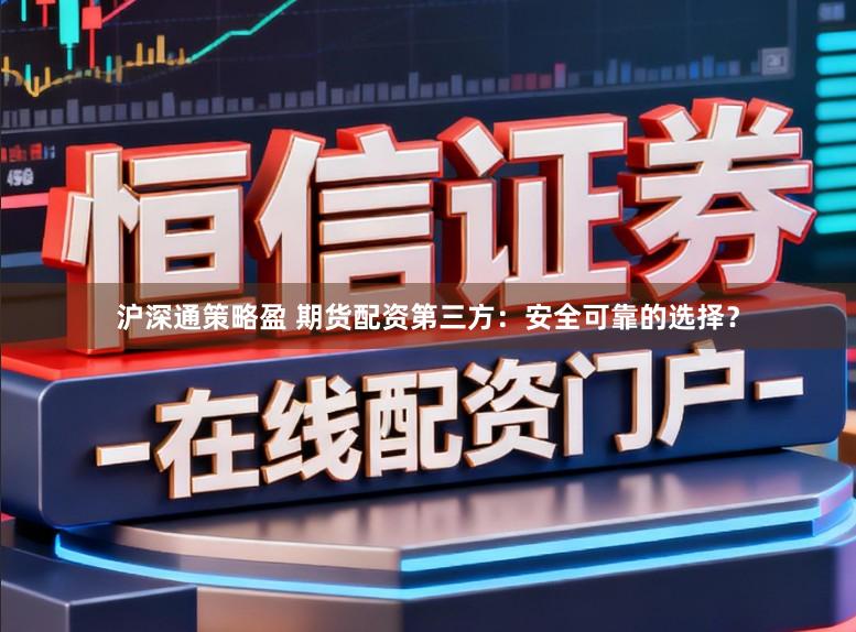 沪深通策略盈 期货配资第三方：安全可靠的选择？