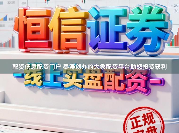 配资低息配资门户 秦涛创办的大象配资平台助您投资获利