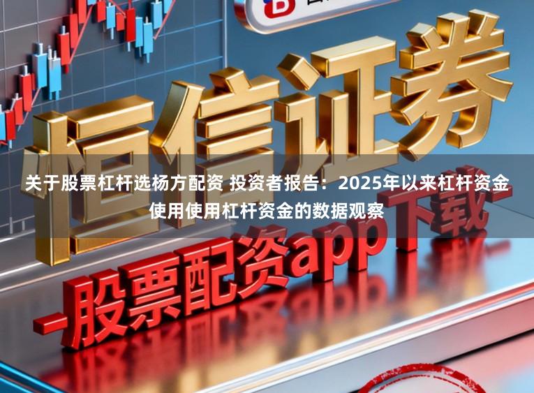 关于股票杠杆选杨方配资 投资者报告：2025年以来杠杆资金使用使用杠杆资金的数据观察
